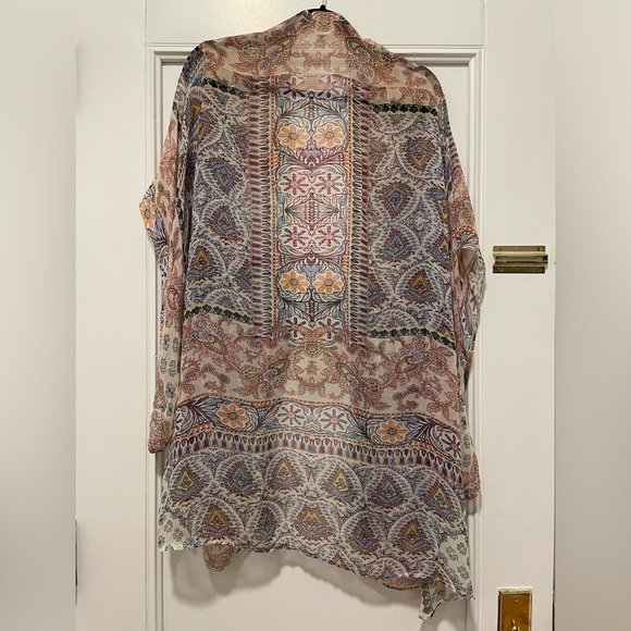 Vismaya Sheer Kimono - Picture 4 of 5